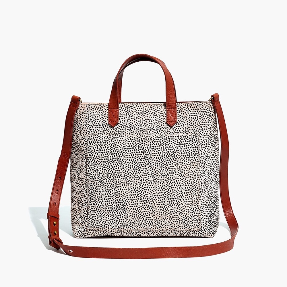 Madewell Small Transport Crossbody: Spotted Calf Hair Edition